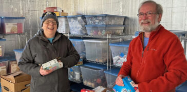 Every year, the Dover Democrats collect, sort, and pack food donations for End 68 Hours of Hunger