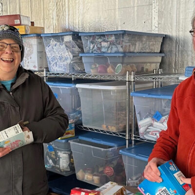 Every year, the Dover Democrats collect, sort, and pack food donations for End 68 Hours of Hunger