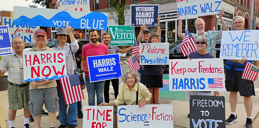 Visibility with the Dover Dems