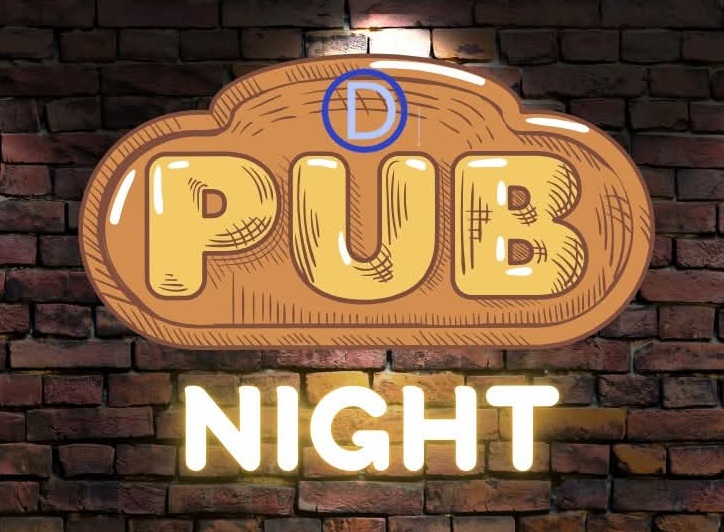 Infographic with the words Pub Night.